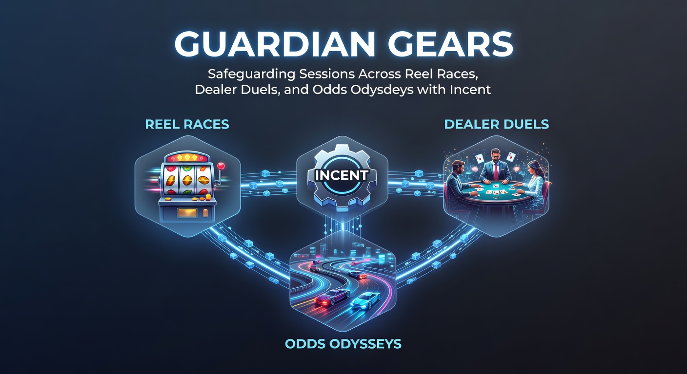 Live dealer blackjack duel met overlay van guardian gear iconen voor incentives en barrières