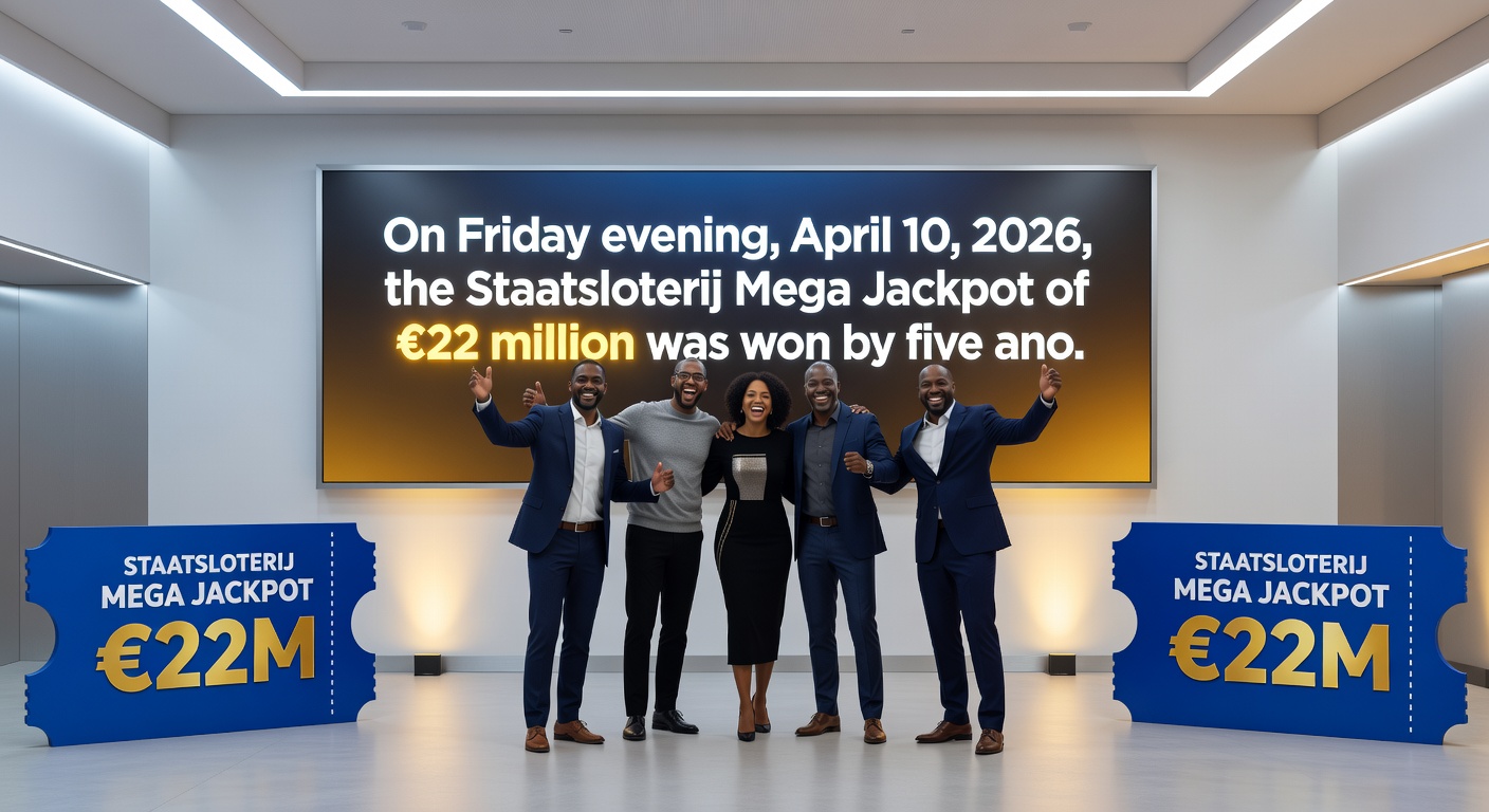 Buurtbewoners van Oudelandstraat vieren hun gedeelde PostcodeStraatprijs van 225.000 euro met champagne en cheques in de hand, gefotografeerd tijdens de uitreiking door Gaston Starreveld