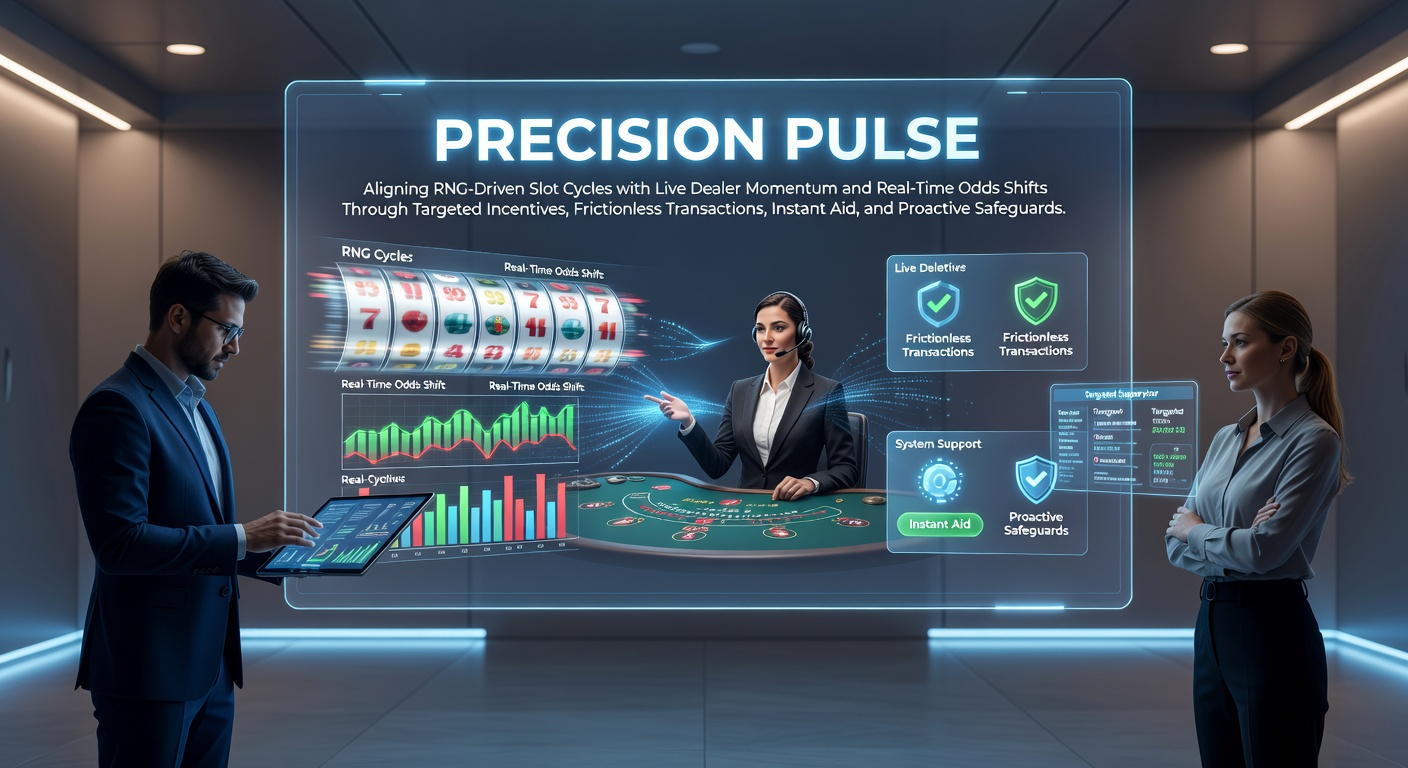 Grafiek die RNG-slotcycli synchroniseert met live dealer pieken en odds-veranderingen, met pijlen voor incentives en transacties