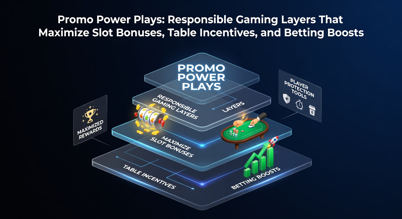 Speler activeert een promo op een slotmachine met verantwoord speeltools zichtbaar op het scherm, bonussen stapelen zich op terwijl limieten veilig blijven