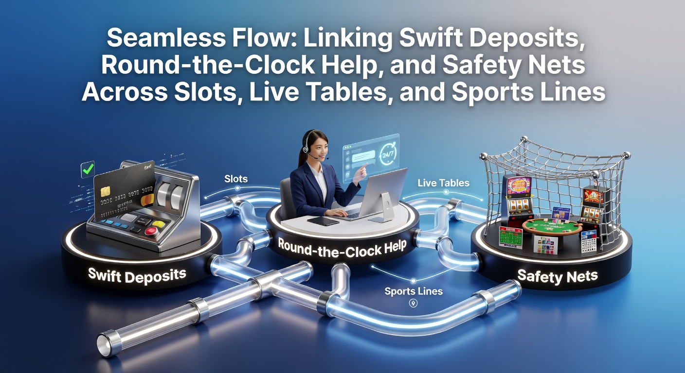 Speler die naadloos wisselt tussen slots, live blackjack en sportweddenschappen met snelle storting en support op de achtergrond