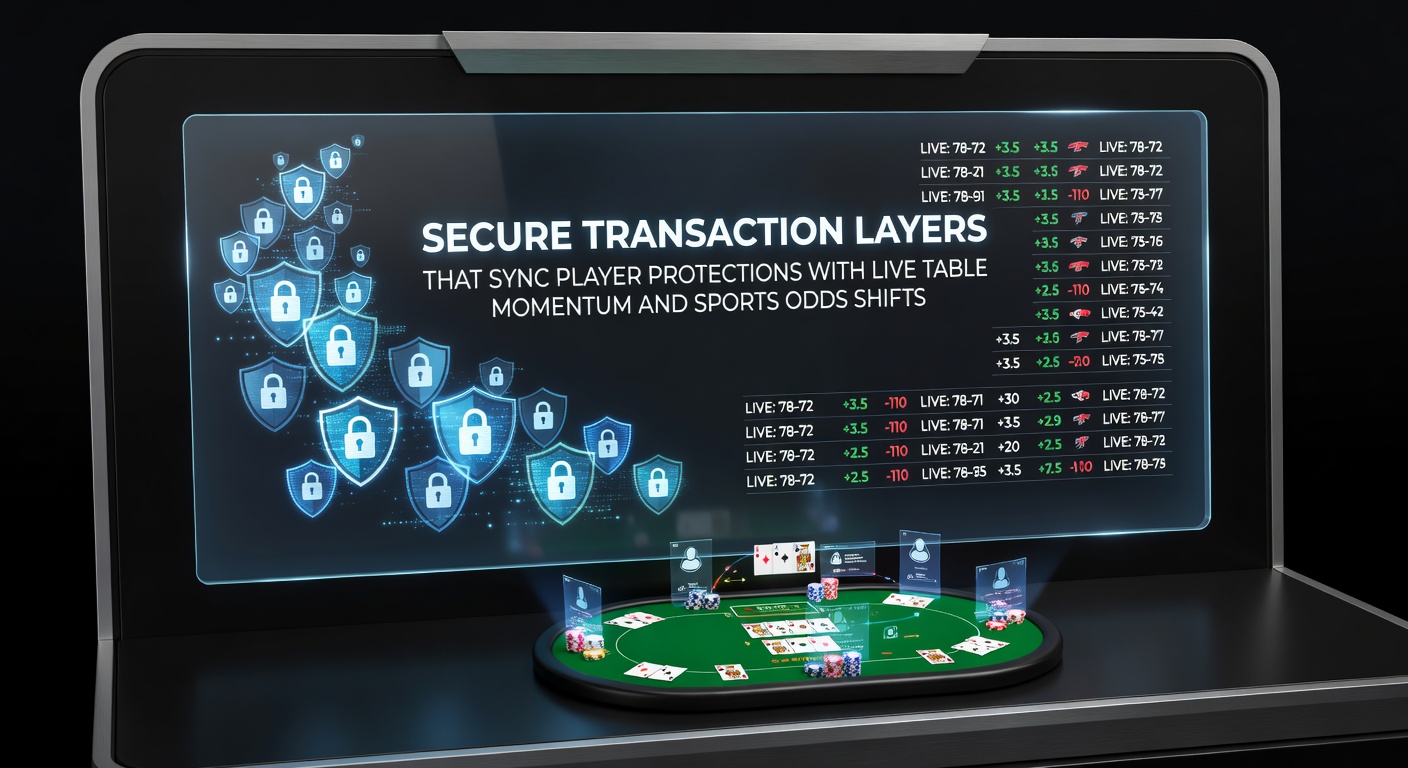 Veilige transactielagen synchroniseren spelersbescherming met live tafelritme en sportodds