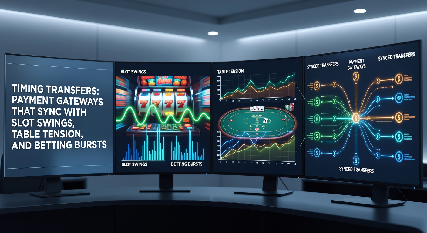 Grafiek van snelle betaaltransfers die pieken in gokactiviteit weergeven, met lijnen voor slots, live tafels en sportweddenschappen