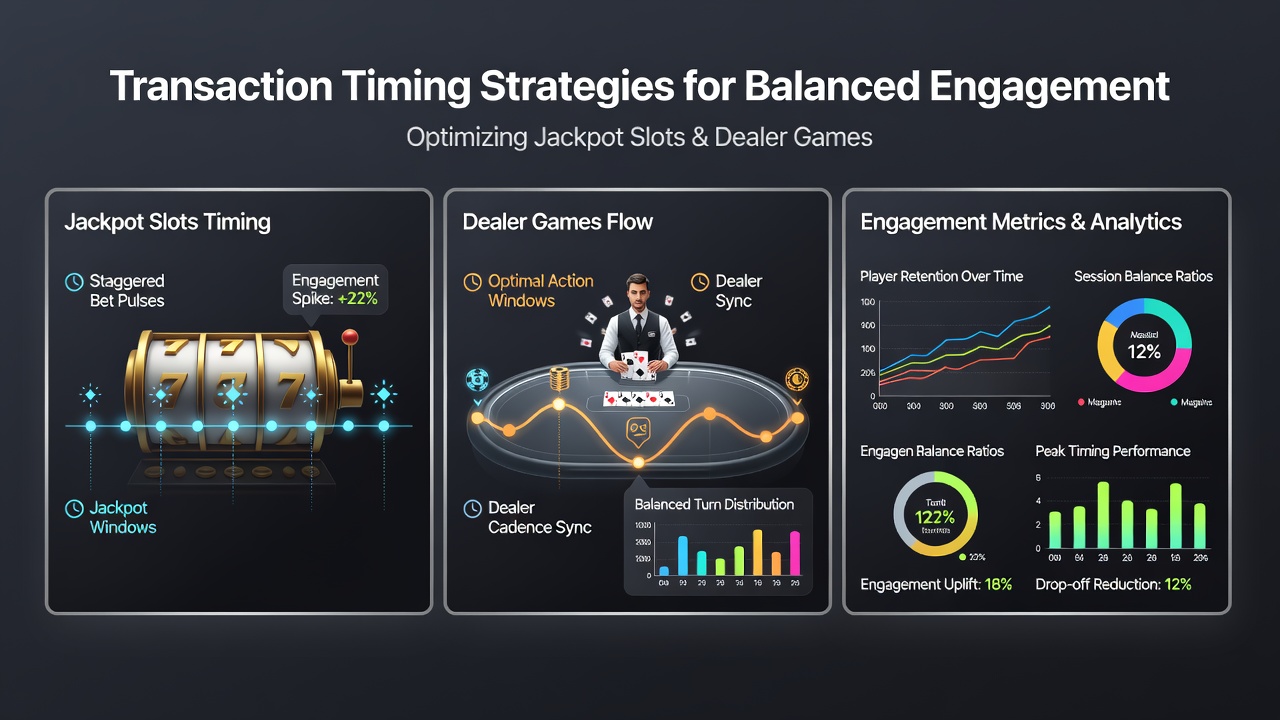 Evenwichtige transactietiming over slots, dealer games en sportweddenschappen